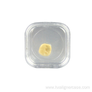 Transparent Plastic Dental Tooth Box with Membrane